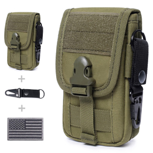 전술 Molle 전화 파우치 EDC 핸드폰 홀더 스마트폰 주최자 가방 #PU032