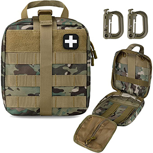 군사 IFAK 의료 가방 야외 비상 생존 키트 퀵 릴리스 디자인 #B4581
